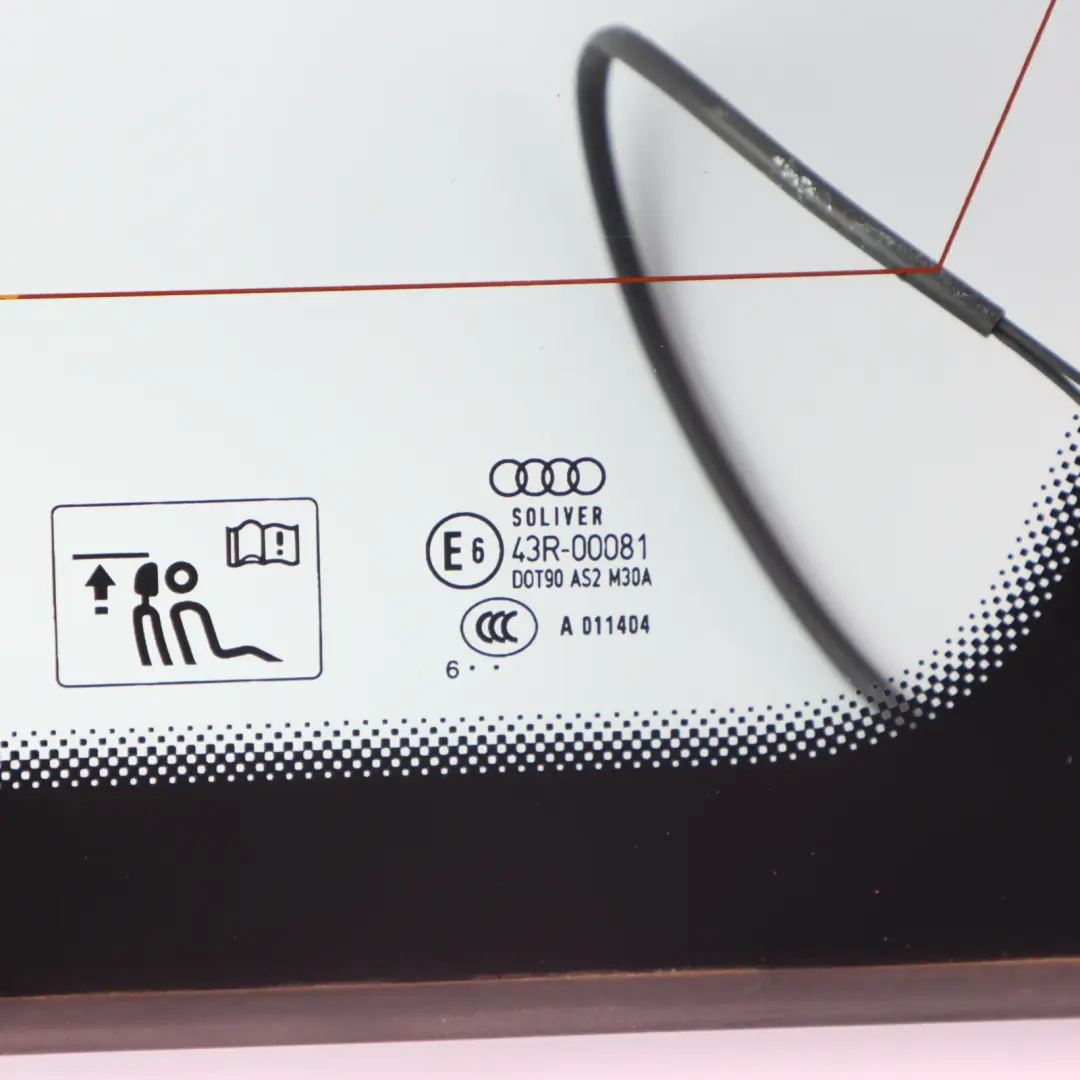 Side Window Glass Heated AS2 Rear Right O/S to Audi A4 B7 Avant with Part number 8E9845300AF Audi A4 B7 Avant Side Window Glass Heated AS2 Rear Right O/S - SKU 8E9845300AF - Part number 8E9845300AF