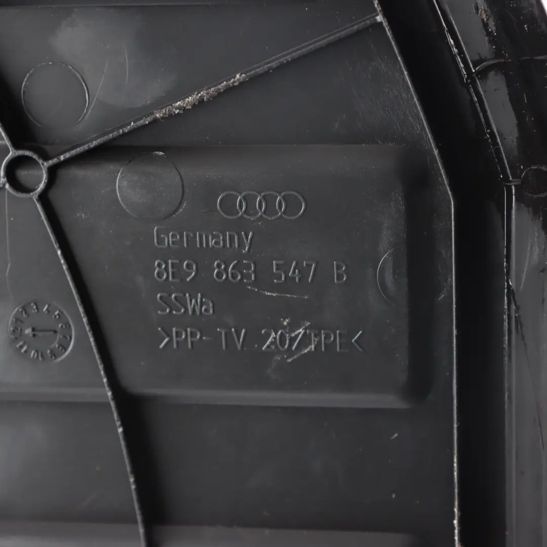 Spare Wheel Trim Upper Cover Cover to Audi A4 B7 Avant with Part number 8E9863547B Audi A4 B7 Avant Spare Wheel Trim Upper Cover Cover - SKU 8E9863547B - Part number 8E9863547B