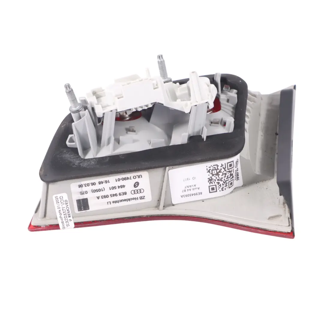 Audi A4 B7 Avant Hintere Heckklappe Luke Innere Lampe Licht Links - SKU 8E9945093A - Teilenummer 8E9945093A