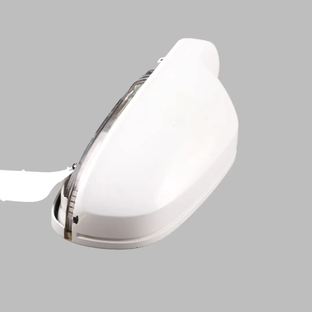 Audi A5 8T Wing Mirror Left N/S Door Trim Cover White Pearl S9R - SKU 8F0857527-MGW - Part number 8F0857527