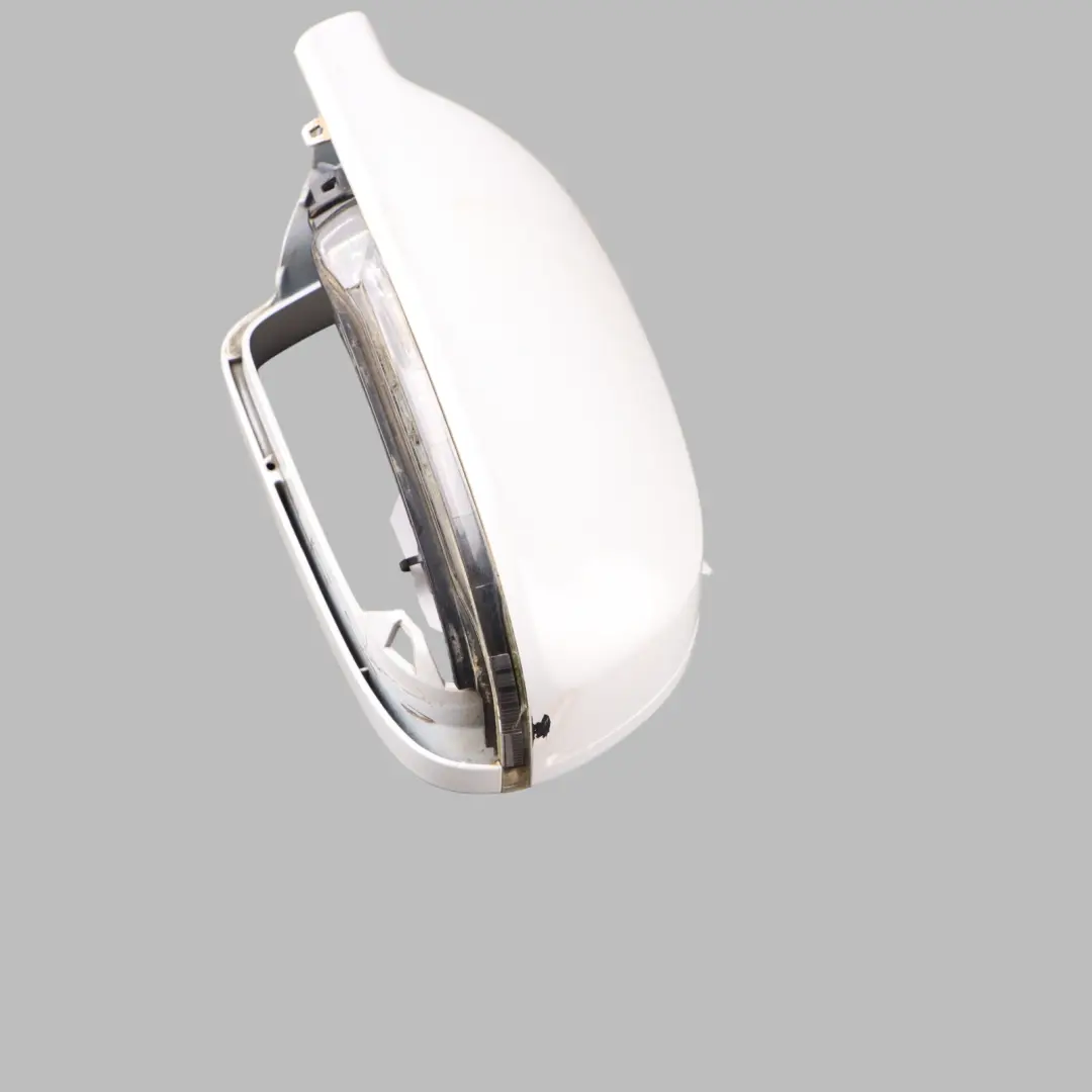 Audi A5 8T Wing Mirror Left N/S Door Trim Cover White Pearl S9R - SKU 8F0857527-MGW - Part number 8F0857527