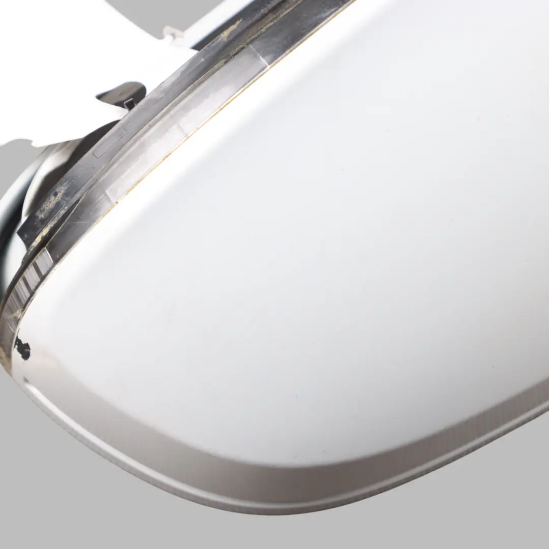 Audi A5 8T Wing Mirror Left N/S Door Trim Cover White Pearl S9R - SKU 8F0857527-MGW - Part number 8F0857527