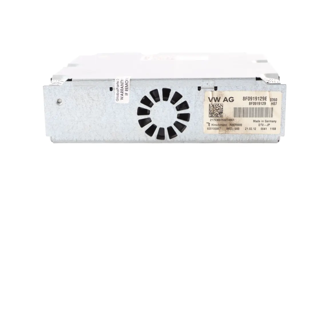 Digital TV Audi A4 B8 A6 C7 Tuner Module Unit to with Part number 8F0919129E Digital TV Audi A4 B8 A6 C7 Tuner Module Unit - SKU 8F0919129E - Part number 8F0919129E
