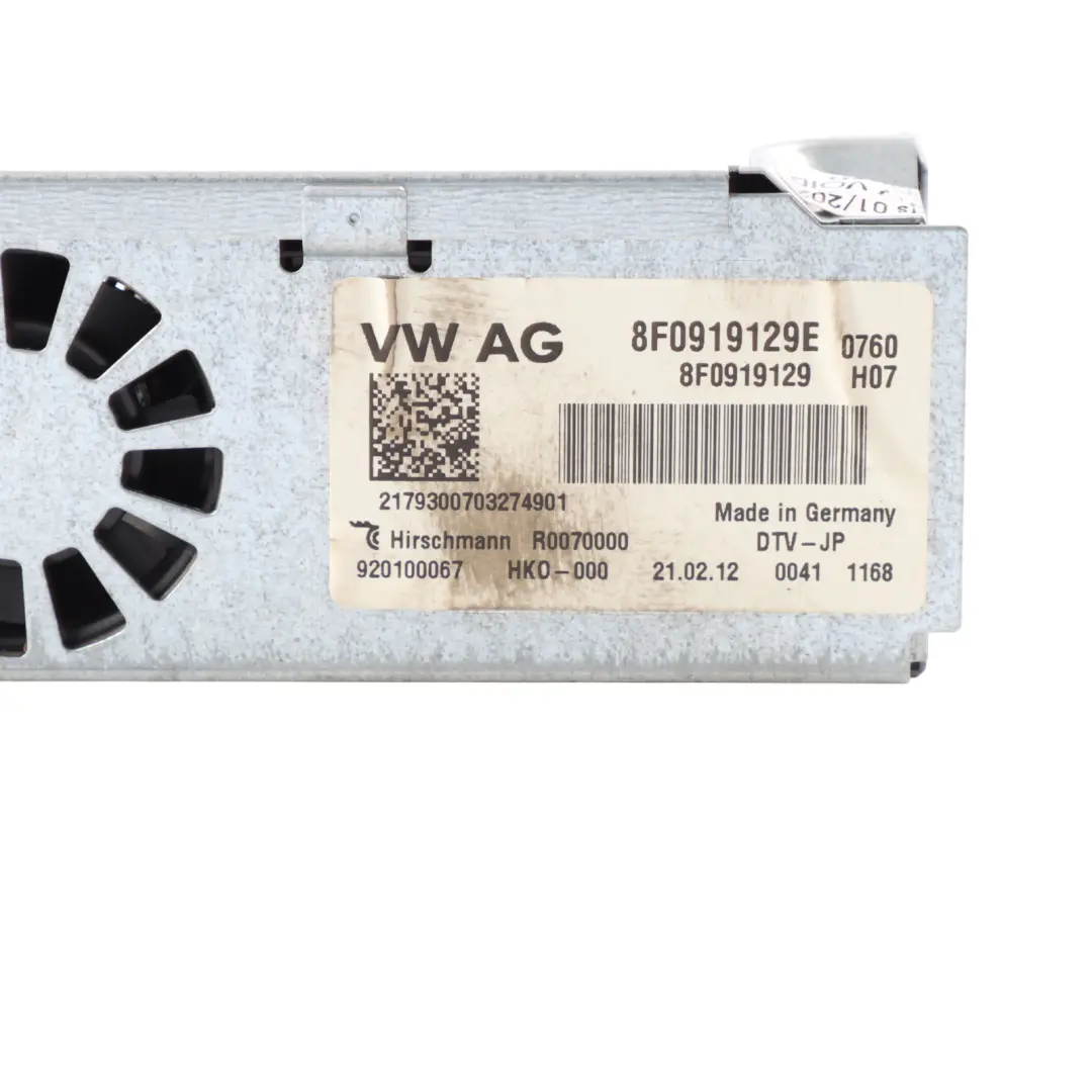  Digital TV Audi A4 B8 A6 C7 Tuner Module Unit - SKU 8F0919129E - Part number 8F0919129E