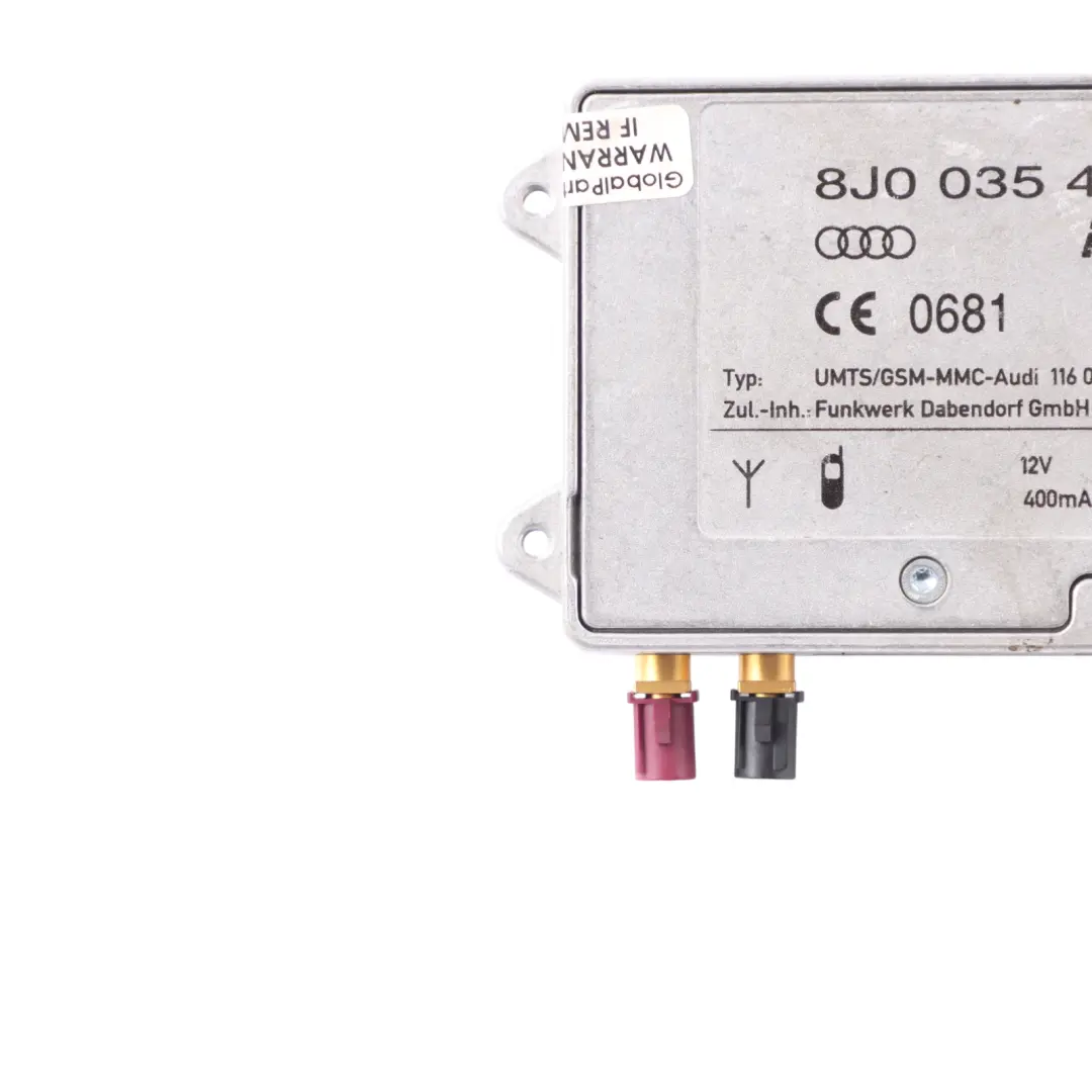 Antenna Amplifier Aerial Control Module Unit ECU to Audi S5 8T with Part number 8J0035456 Audi S5 8T Antenna Amplifier Aerial Control Module Unit ECU - SKU 8J0035456 - Part number 8J0035456