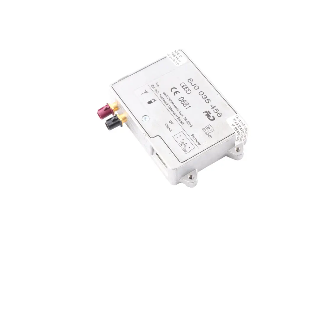 Antenna Amplificatore Antenna Modulo Di Controllo Unità ECU per Audi S5 8T con numero di parte 8J0035456 Audi S5 8T Antenna Amplificatore Antenna Modulo Di Controllo Unità ECU - SKU 8J0035456 - Numero di parte 8J0035456
