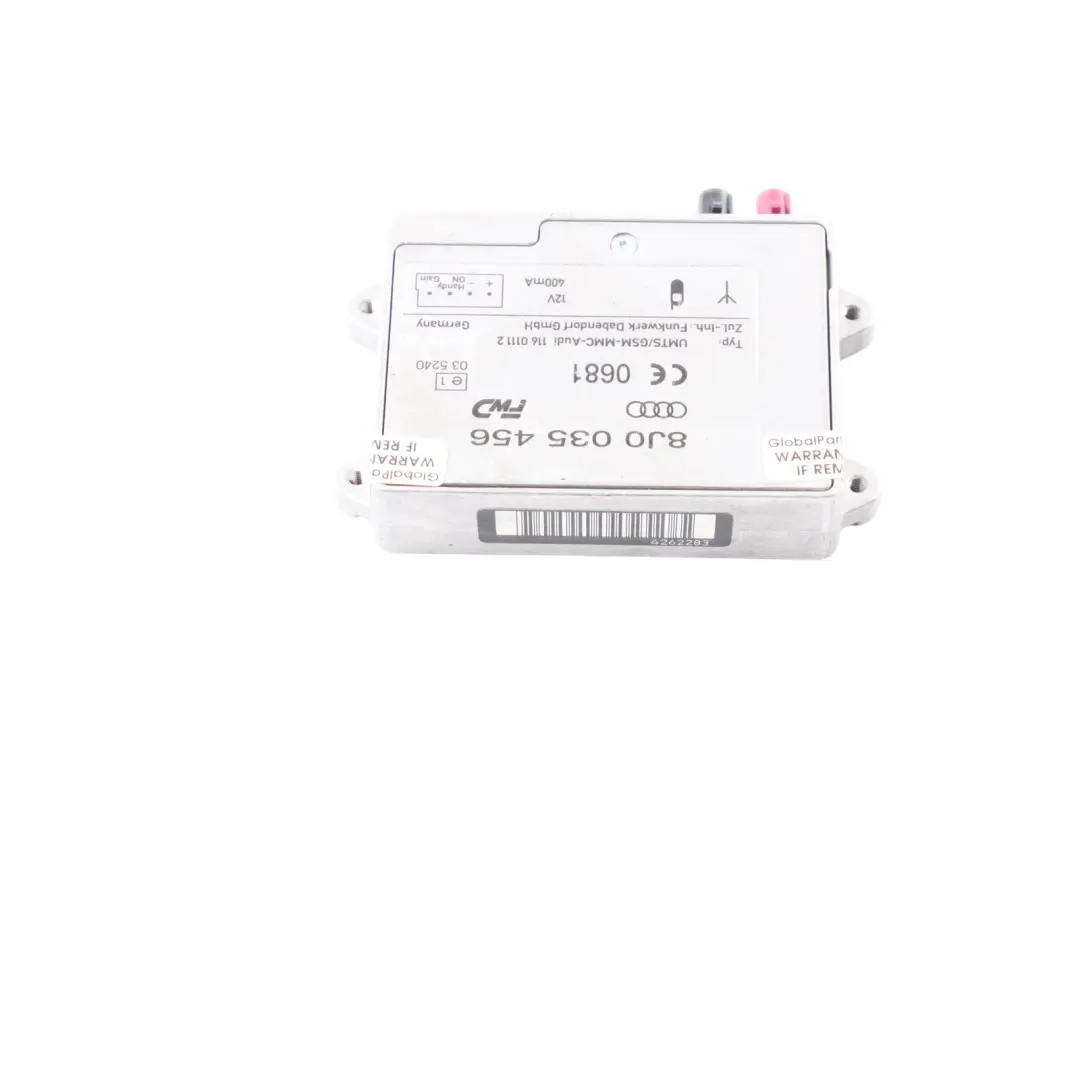Audi S5 8T Antenna Amplifier Aerial Control Module Unit ECU - SKU 8J0035456 - Part number 8J0035456