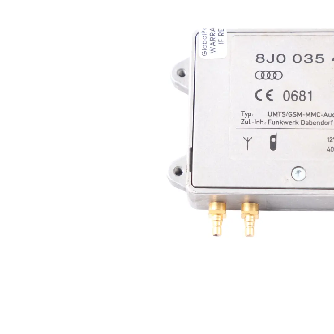  Antenna Amplifier Audi Q5 8R A6 C6 A5 8T Mobile Phone Module Unit - SKU 8J0035456A-1 - Part number 8J0035456A