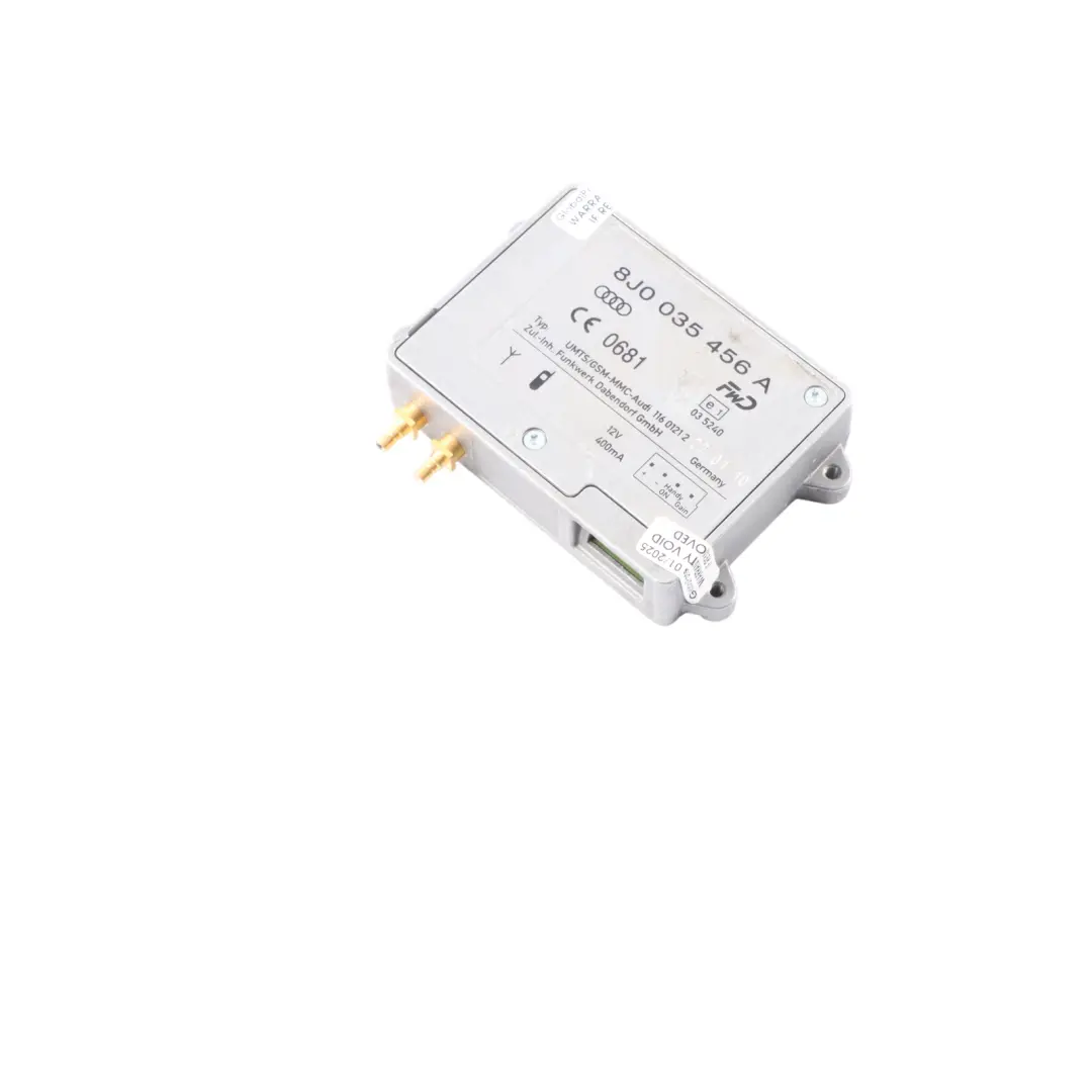 Antenna Amplifier Audi Q5 8R A6 C6 A5 8T Mobile Phone Module Unit to with Part number 8J0035456A Antenna Amplifier Audi Q5 8R A6 C6 A5 8T Mobile Phone Module Unit - SKU 8J0035456A-1 - Part number 8J0035456A