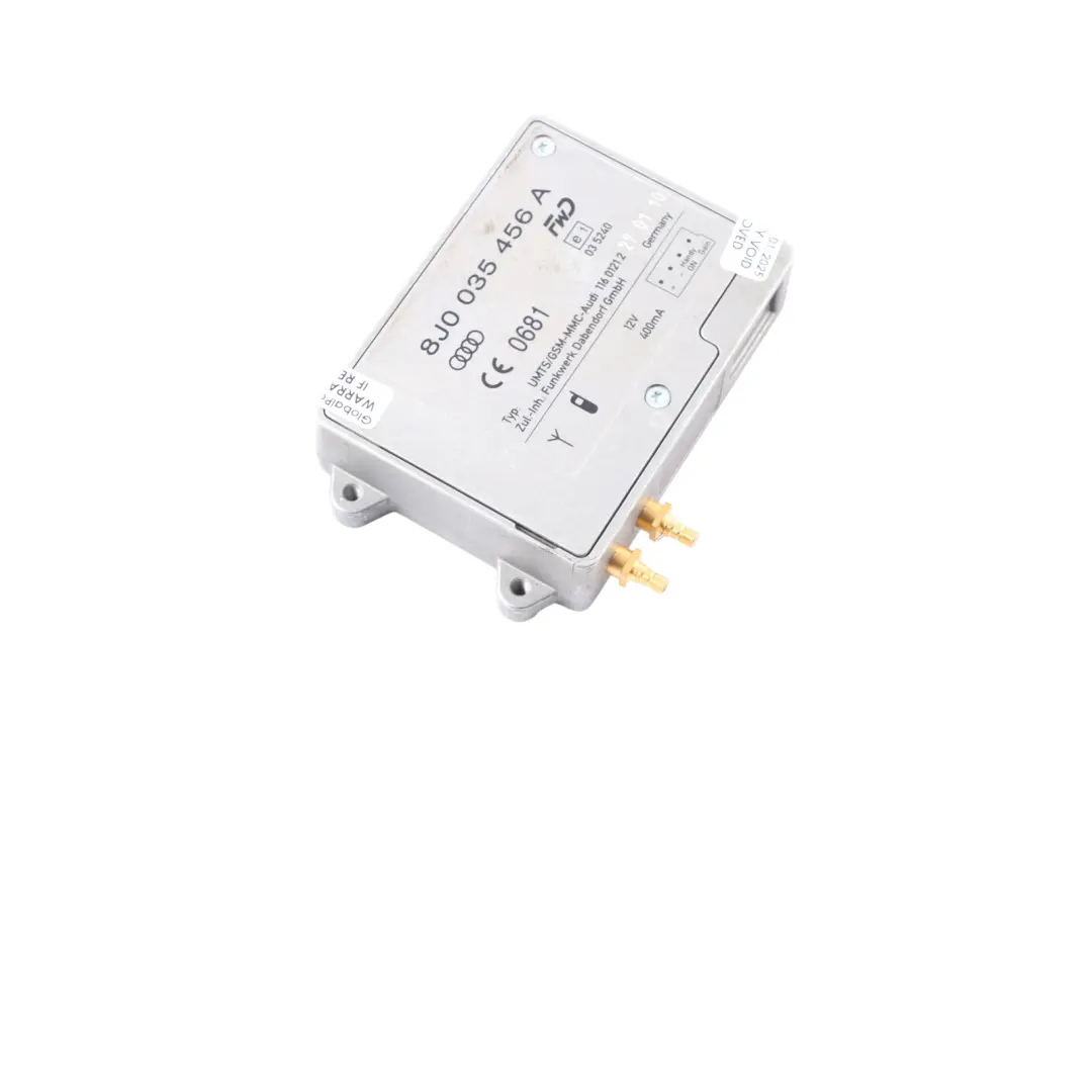 Antenna Amplifier Audi Q5 8R A6 C6 A5 8T Mobile Phone Module Unit - SKU 8J0035456A-1 - Part number 8J0035456A