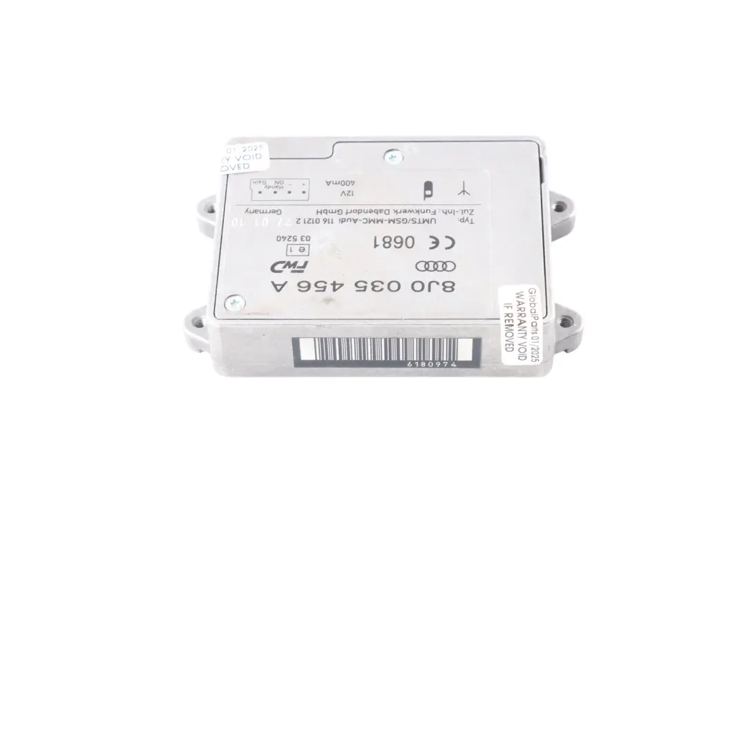  Antenna Amplifier Audi Q5 8R A6 C6 A5 8T Mobile Phone Module Unit - SKU 8J0035456A-1 - Part number 8J0035456A