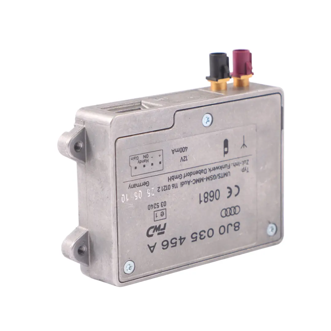 Antenne Amplificateur Audi Q5 8R A6 C6 A5 8T Unité module téléphone pour à propos du numéro de pièce 8J0035456A Antenne Amplificateur Audi Q5 8R A6 C6 A5 8T Unité module téléphone - SKU 8J0035456A - Numéro de pièce 8J0035456A