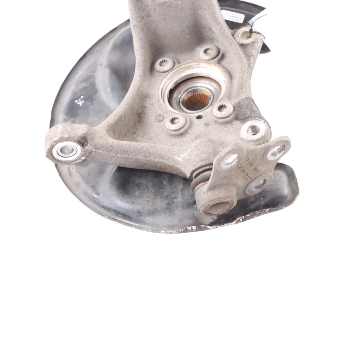 Audi TT 8J Porte roue avant gauche Support moyeu roue Plaque disque frein - SKU 8J0407253D - Numéro de pièce 8J0407253D