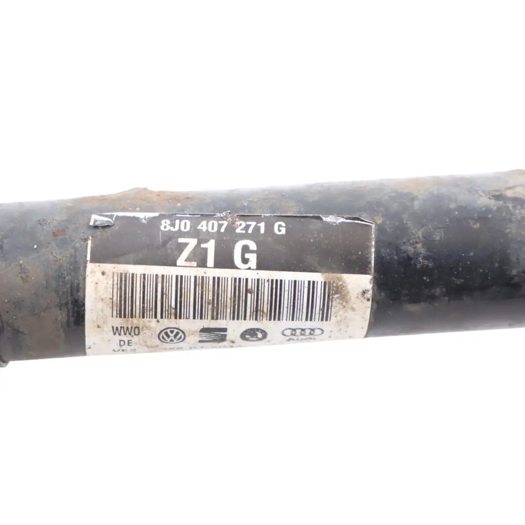 Front Axle Driveshaft Left N/S Drive Shaft to Audi TT 8J with Part number 8J0407271G Audi TT 8J Front Axle Driveshaft Left N/S Drive Shaft - SKU 8J0407271G - Part number 8J0407271G
