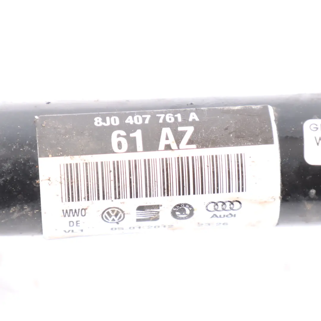 Driveshaft Front Left N/S Axle Drive Shaft to Audi TT 8J with Part number 8J0407761A Audi TT 8J Driveshaft Front Left N/S Axle Drive Shaft - SKU 8J0407761A - Part number 8J0407761A