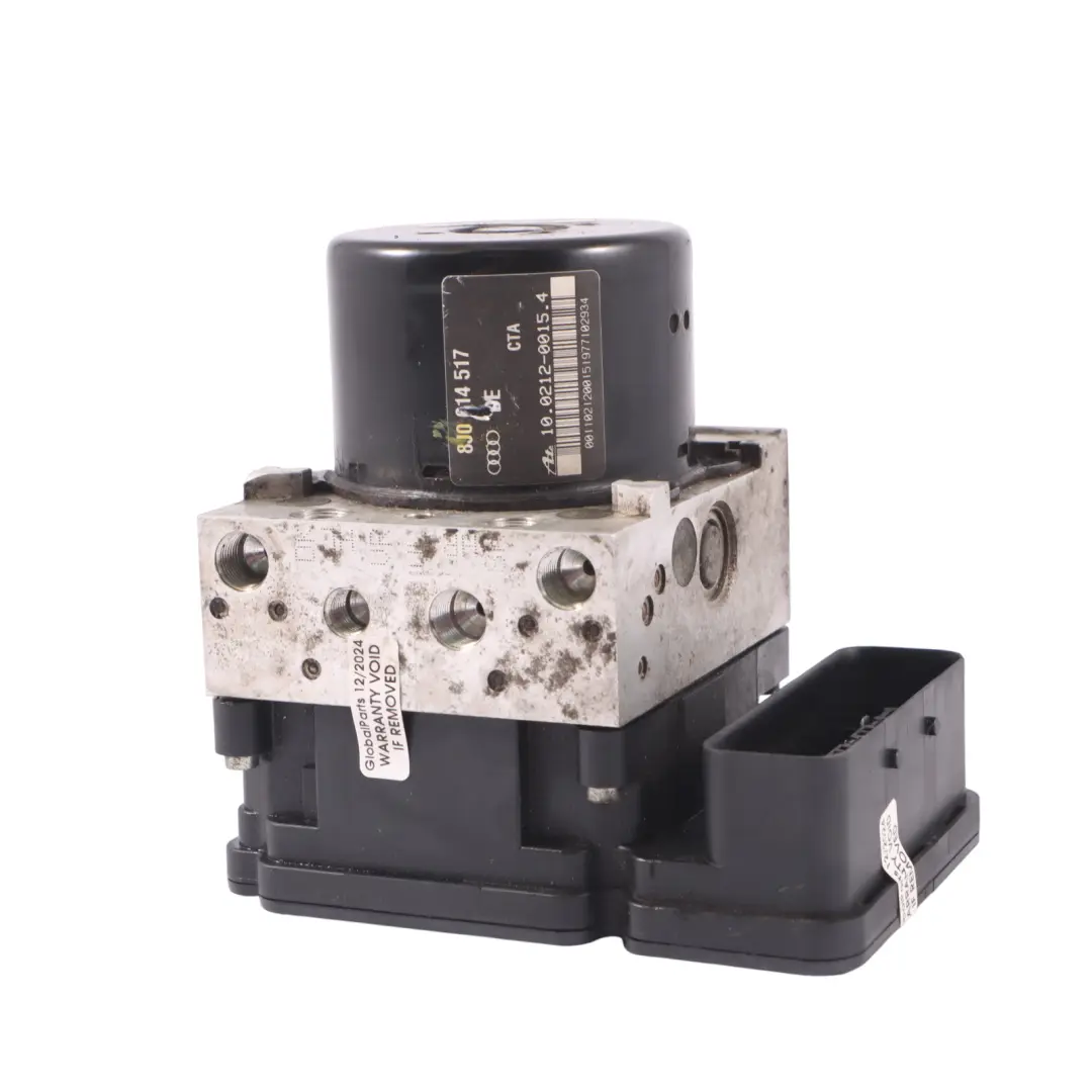 Audi TT 8J ABS Pompe Pompe de frein hydraulique Module de contrôle - SKU 8J0614517 - Numéro de pièce 8J0614517