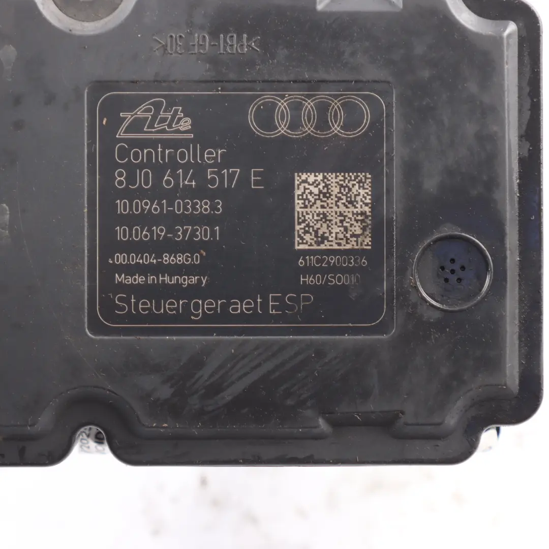 Audi TT 8J 2.0 TFSI Bomba ABS Modulador Control Hidráulico de Freno - SKU 8J0614517E - Número de pieza 8J0614517E