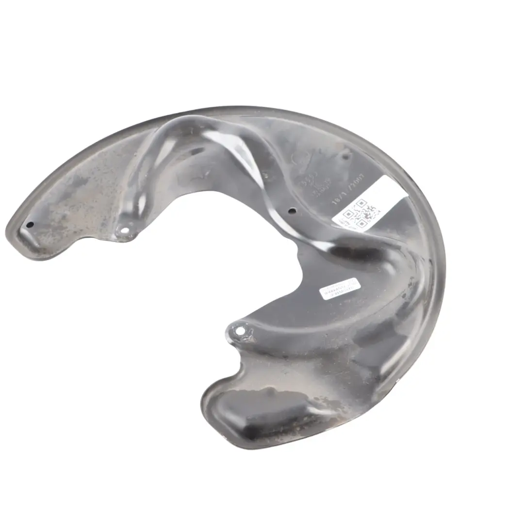 Front Brake Disc Plate Covering Splash Panel Right O/S to Audi TT 8J with Part number 8J0615312 Audi TT 8J Front Brake Disc Plate Covering Splash Panel Right O/S - SKU 8J0615312 - Part number 8J0615312