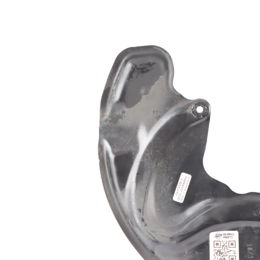 Front Brake Disc Plate Covering Splash Panel Right O/S to Audi TT 8J with Part number 8J0615312 Audi TT 8J Front Brake Disc Plate Covering Splash Panel Right O/S - SKU 8J0615312 - Part number 8J0615312