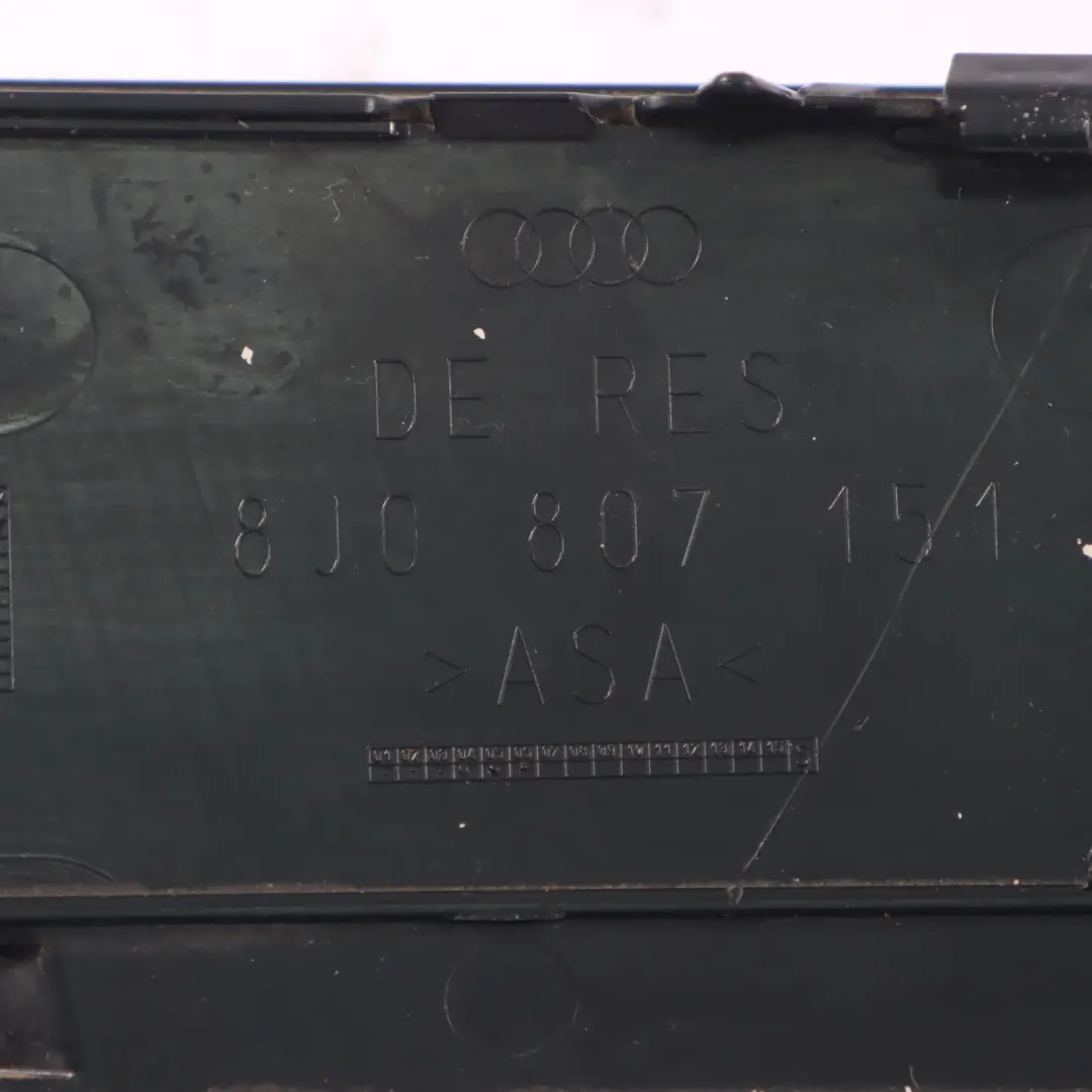 Audi TT 8J Parachoques delantero antiniebla Cubierta Izquierda Rejilla - SKU 8J0807151 - Número de pieza 8J0807151
