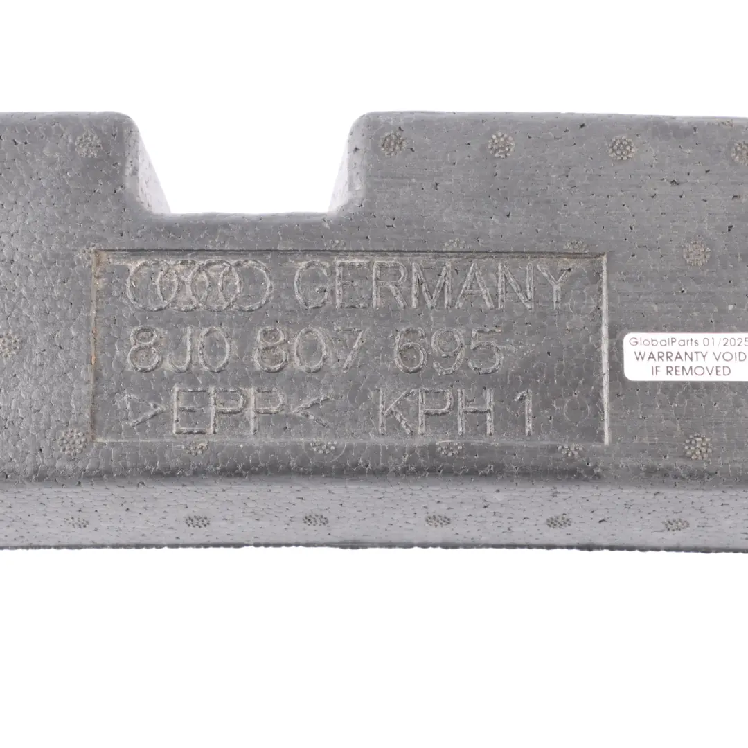 Audi TT 8J Absorber Zderzak Styropian Tył Tylny - SKU 8J0807695 - Numer Części 8J0807695