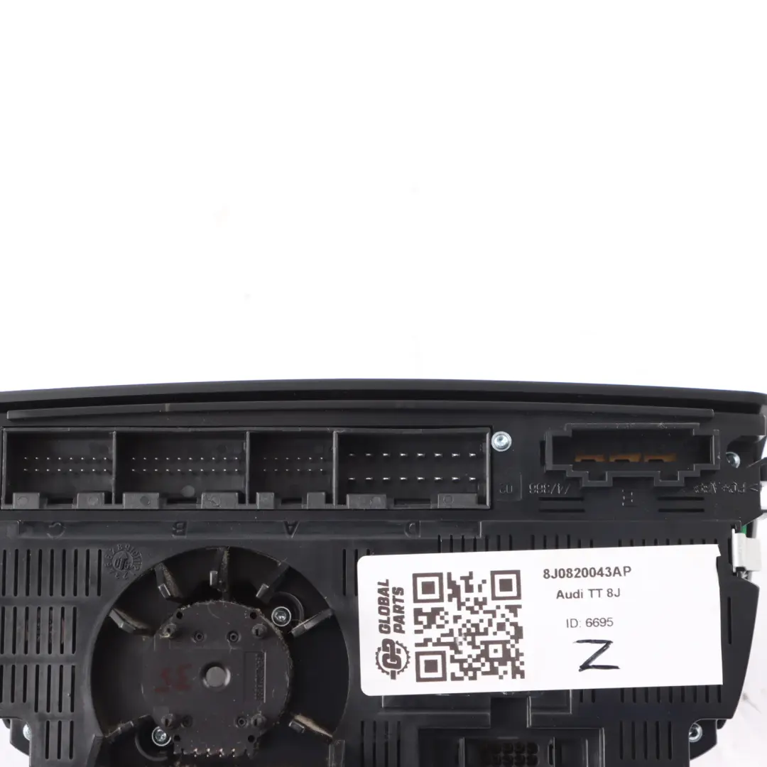 Panel Sterowania Klimatyzacją I Ogrzewaniem do Audi TT 8J o numerze 8J0820043AP Audi TT 8J Panel Sterowania Klimatyzacją I Ogrzewaniem - SKU 8J0820043AP - Numer Części 8J0820043AP