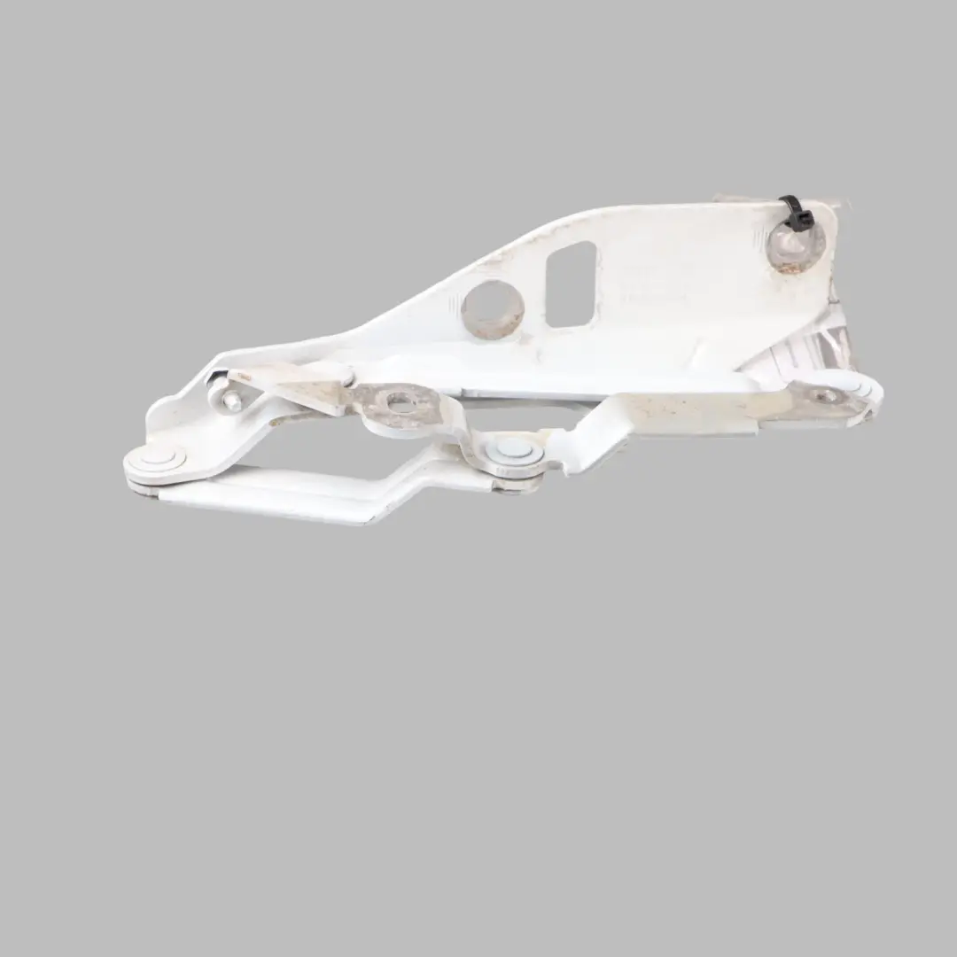 Bonnet Lid Hinge Front Left N/S Metallic Glacier White S9R to Audi TT 8J with Part number 8J0823301H Audi TT 8J Bonnet Lid Hinge Front Left N/S Metallic Glacier White S9R - SKU 8J0823301H-MGW - Part number 8J0823301H