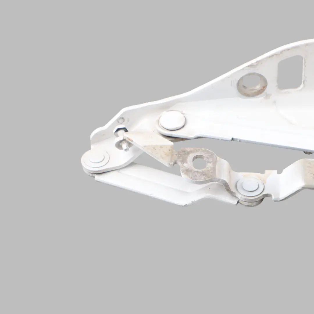 Bonnet Lid Hinge Front Left N/S Metallic Glacier White S9R to Audi TT 8J with Part number 8J0823301H Audi TT 8J Bonnet Lid Hinge Front Left N/S Metallic Glacier White S9R - SKU 8J0823301H-MGW - Part number 8J0823301H
