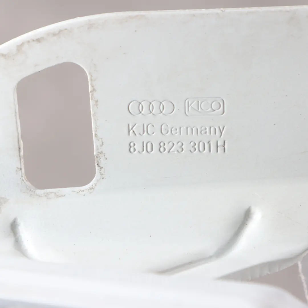 Audi TT 8J Bonnet Lid Hinge Front Left N/S Metallic Glacier White S9R - SKU 8J0823301H-MGW - Part number 8J0823301H