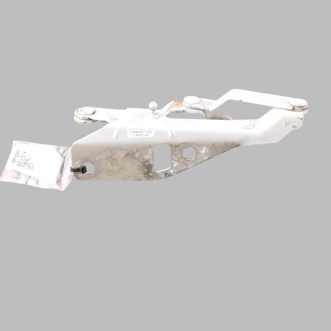 Bonnet Lid Hinge Front Right O/S Metallic Glacier White - S9R to Audi TT 8J with Part number 8J0823302H Audi TT 8J Bonnet Lid Hinge Front Right O/S Metallic Glacier White - S9R - SKU 8J0823302H-MGW - Part number 8J0823302H