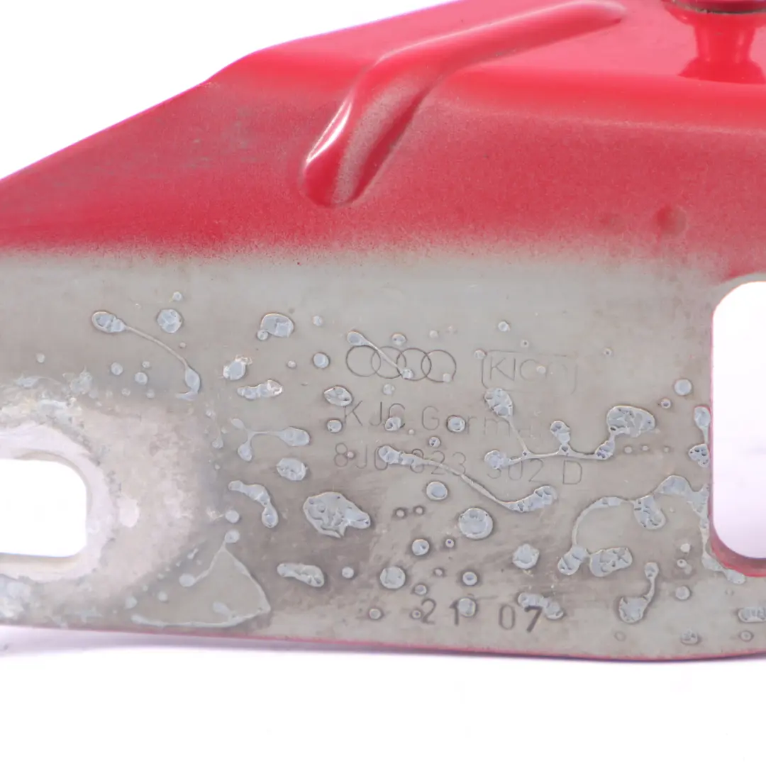Front Bonnet Hood Hinge Right O/S Red Audi TT 8J - SKU 8J0823302H-RED - Part number 8J0823302H