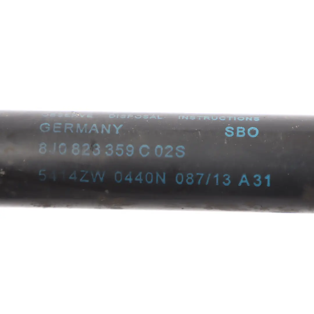 Motorhaubenanhebung Gasdruckfeder Links Rechts für Audi TT 8J mit Teilenummer 8J0823359C Audi TT 8J Motorhaubenanhebung Gasdruckfeder Links Rechts - SKU 8J0823359C - Teilenummer 8J0823359C