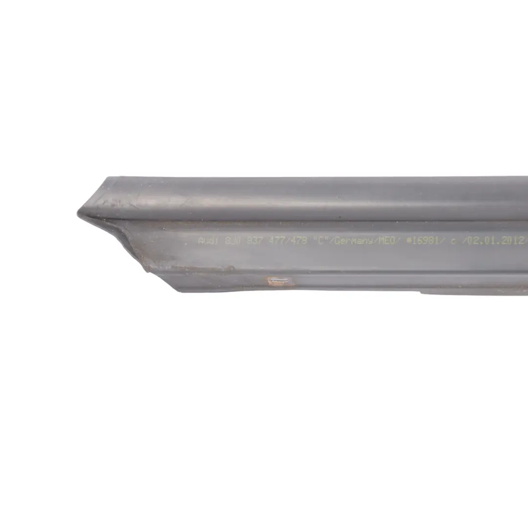 Audi TT 8J Front Door Window Weather Strip Seal Right O/S Aperture - SKU 8J0837478C - Part number 8J0837478C