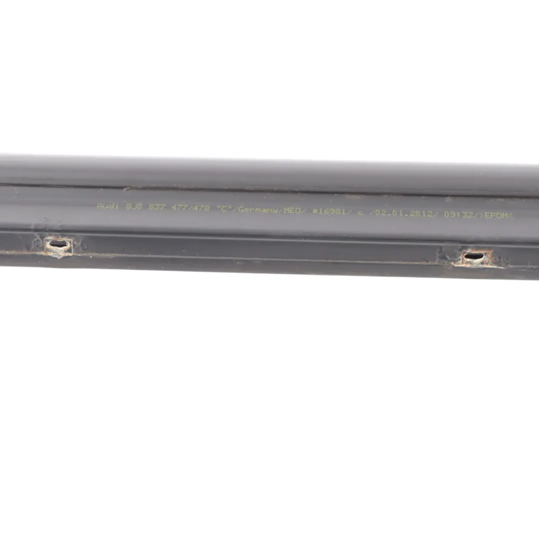 Front Door Window Weather Strip Seal Right O/S Aperture to Audi TT 8J with Part number 8J0837478C Audi TT 8J Front Door Window Weather Strip Seal Right O/S Aperture - SKU 8J0837478C - Part number 8J0837478C