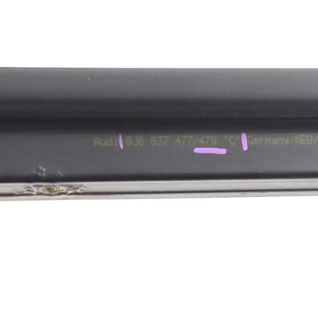 Joint d'étanchéité de vitre de porte avant droite Audi TT 8J Aperture pour à propos du numéro de pièce 8J0837478C Joint d'étanchéité de vitre de porte avant droite Audi TT 8J Aperture - SKU 8J0837478C - Numéro de pièce 8J0837478C