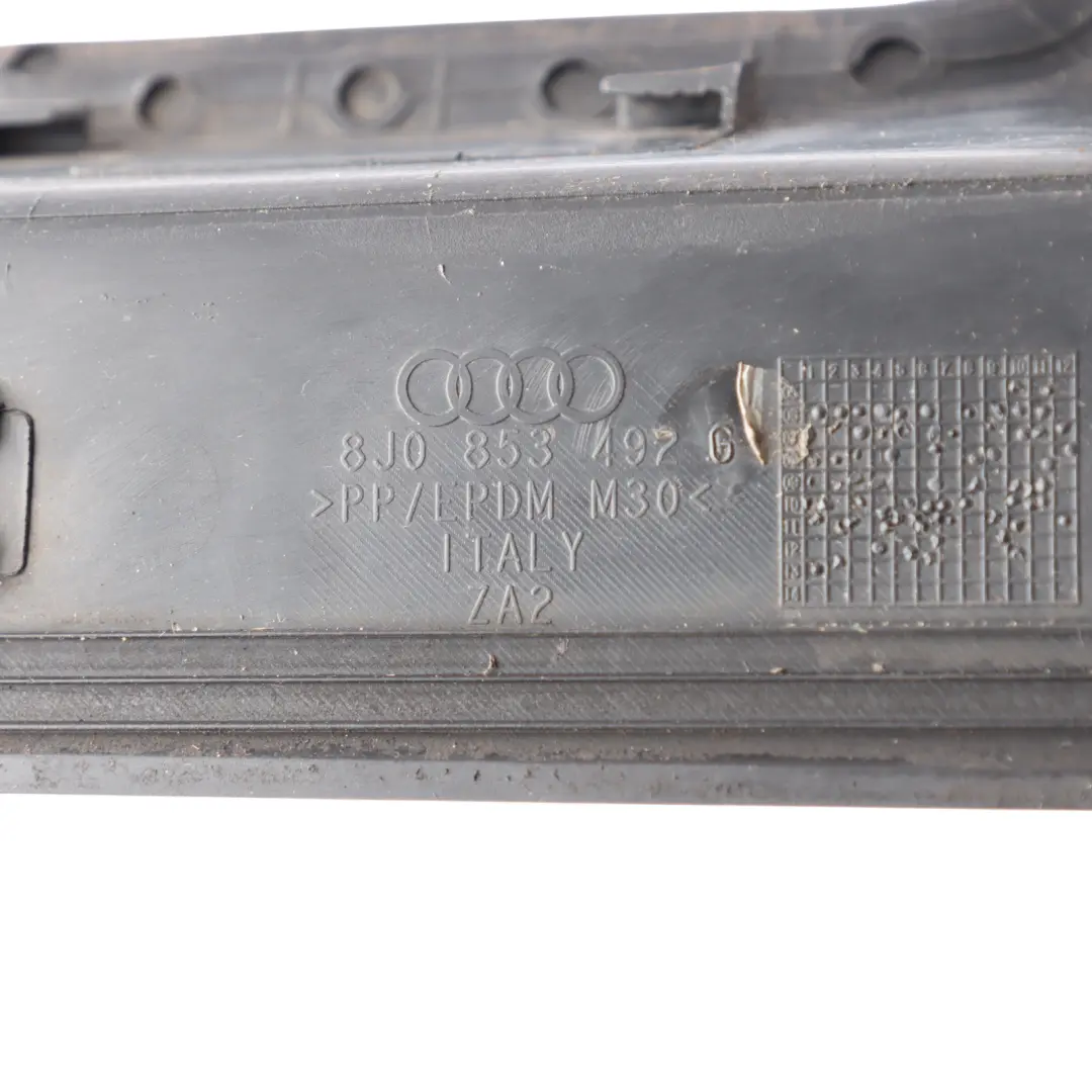 Front Door S line Trim Strip Sill Plate Right O/S to Audi TT 8J with Part number 8J0853492F Audi TT 8J Front Door S line Trim Strip Sill Plate Right O/S - SKU 8J0853492F - Part number 8J0853492F