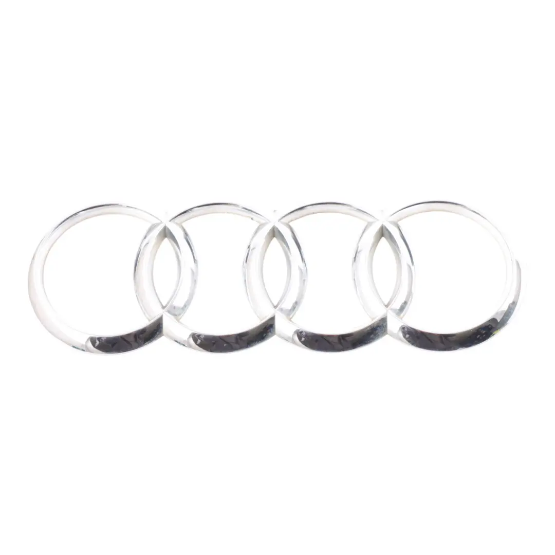 Audi TT 8J Rear Trunk Boot Badge Logo Emblem Chrome Rings - SKU 8J0853742B - Part number 8J0853742B