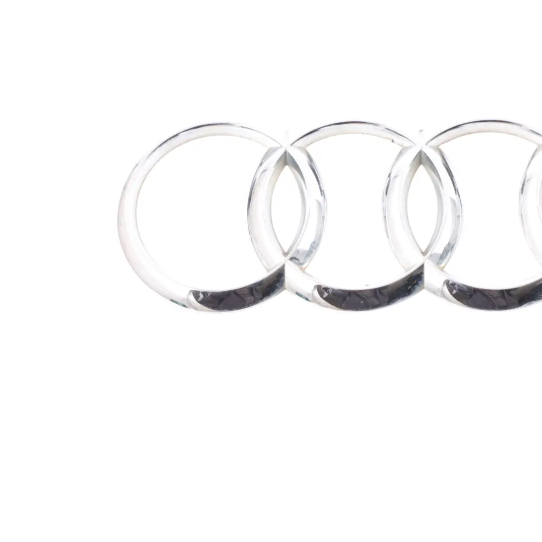 Audi TT 8J Rear Trunk Boot Badge Logo Emblem Chrome Rings - SKU 8J0853742B - Part number 8J0853742B