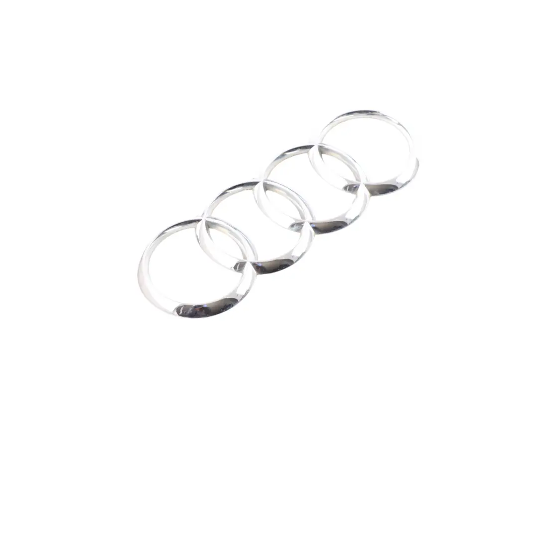 Audi TT 8J Rear Trunk Boot Badge Logo Emblem Chrome Rings - SKU 8J0853742B - Part number 8J0853742B