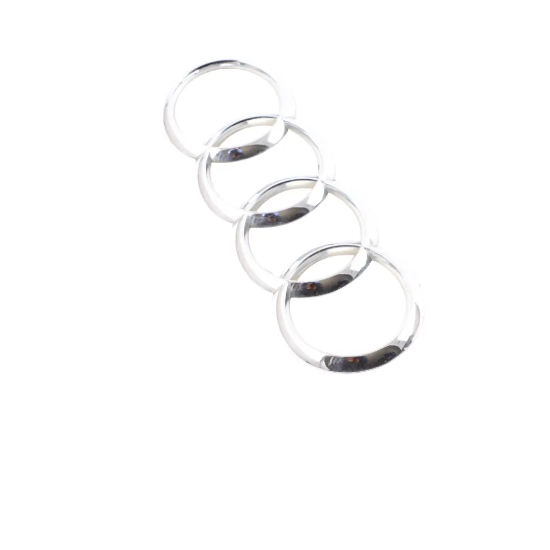 Audi TT 8J Rear Trunk Boot Badge Logo Emblem Chrome Rings - SKU 8J0853742B - Part number 8J0853742B