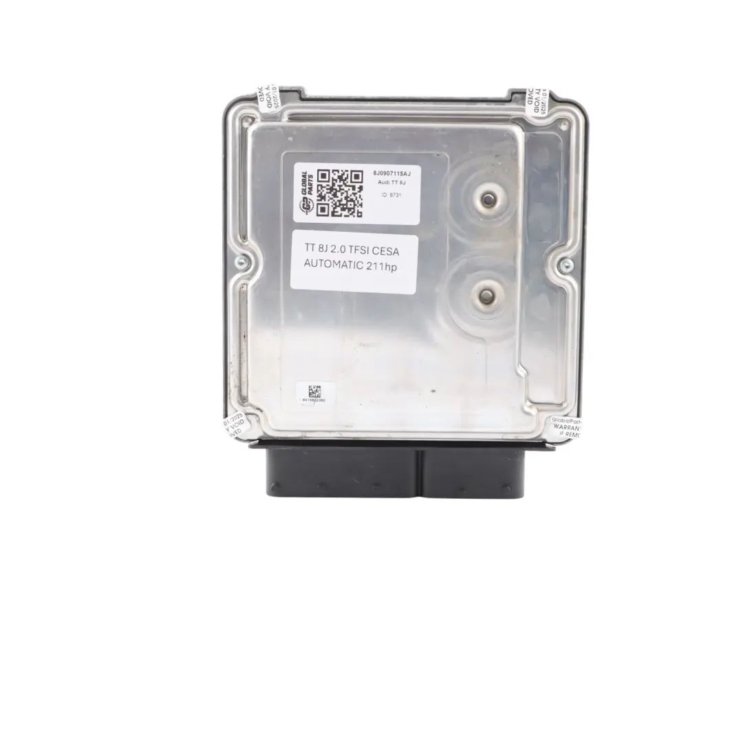 Mk2 8J 2.0 TFSI CESA 211HP Engine Control Unit ECU Automatic to Audi TT with Part number 8J0907115AJ Audi TT Mk2 8J 2.0 TFSI CESA 211HP Engine Control Unit ECU Automatic - SKU 8J0907115AJ - Part number 8J0907115AJ
