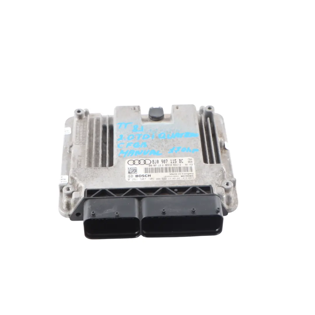 Audi TT Mk2 8J 1.8 TFSI CDAA 160HP Engine Control Unit ECU Automatic - SKU 8J0907115BC - Part number 8J0907115BC