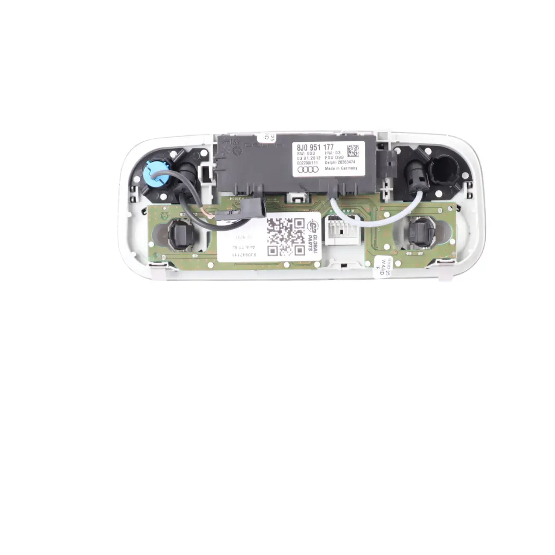 Feu de toit intérieur Lampe de lecture arrière Noir pour Audi TT 8J à propos du numéro de pièce 8J0947111 Audi TT 8J Feu de toit intérieur Lampe de lecture arrière Noir - SKU 8J0947111 - Numéro de pièce 8J0947111