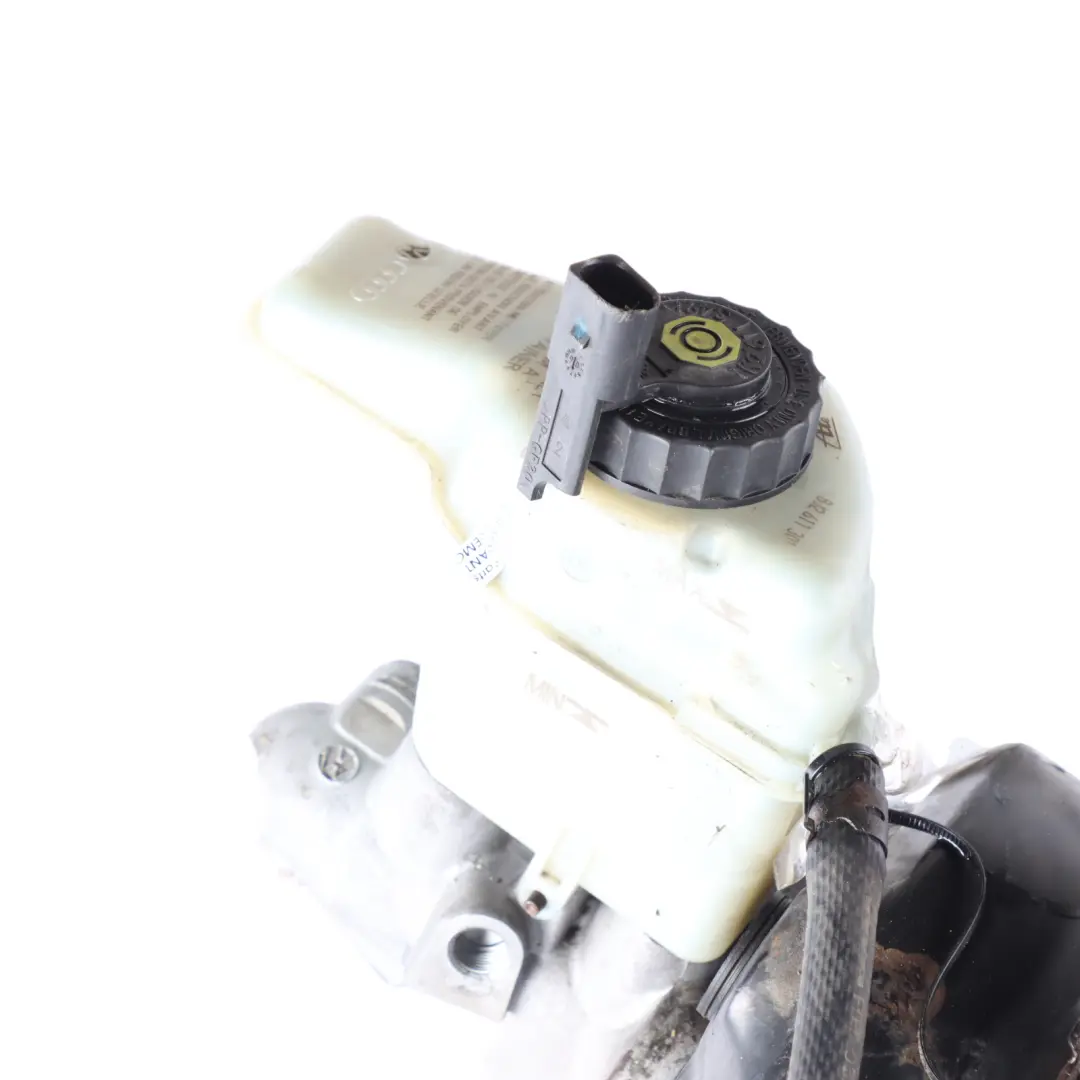 Cylinder Brake Booster Servo Reservoir to Audi TT 8J 2.0 TFSI Master with Part number 8J2614105K Audi TT 8J 2.0 TFSI Master Cylinder Brake Booster Servo Reservoir - SKU 8J2614105K - Part number 8J2614105K