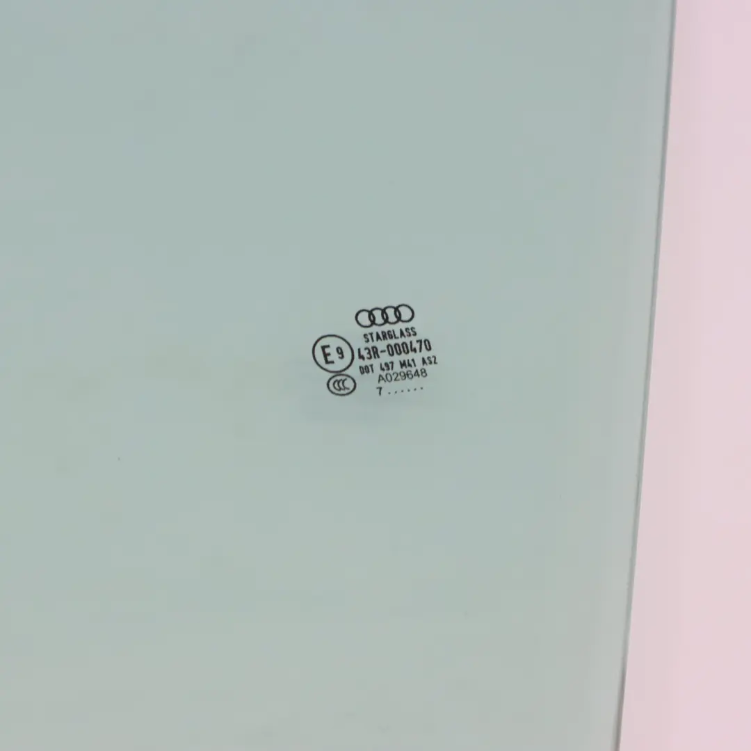 Audi TT 8J Side Glass Window Door Glazing Front Left N/S AS2 A - SKU 8J8845201 - Part number 8J8845201