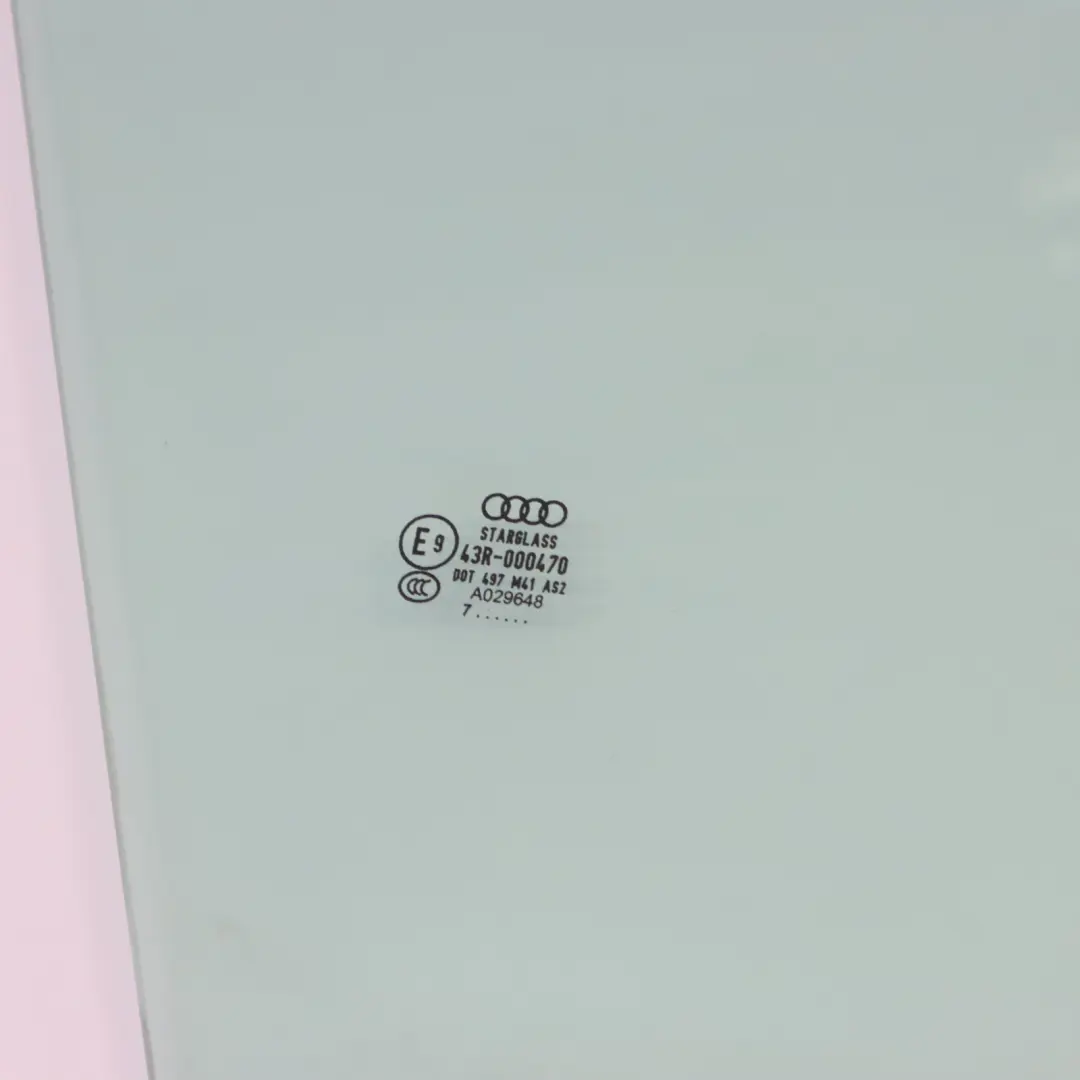 AUDI TT 8J Side Glass Window Door Front Right O/S AS2 - SKU 8J8845202 - Part number 8J8845202