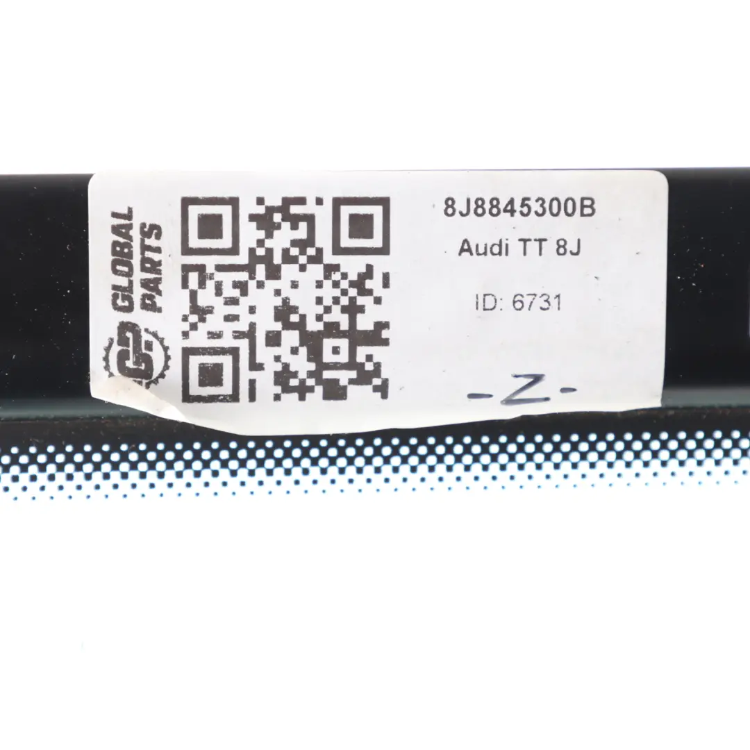 Seite Viertel Fenster Glas AS2 Hinten Rechts für Audi TT 8J Coupe mit Teilenummer 8J8845300B Audi TT 8J Coupe Seite Viertel Fenster Glas AS2 Hinten Rechts - SKU 8J8845300B - Teilenummer 8J8845300B