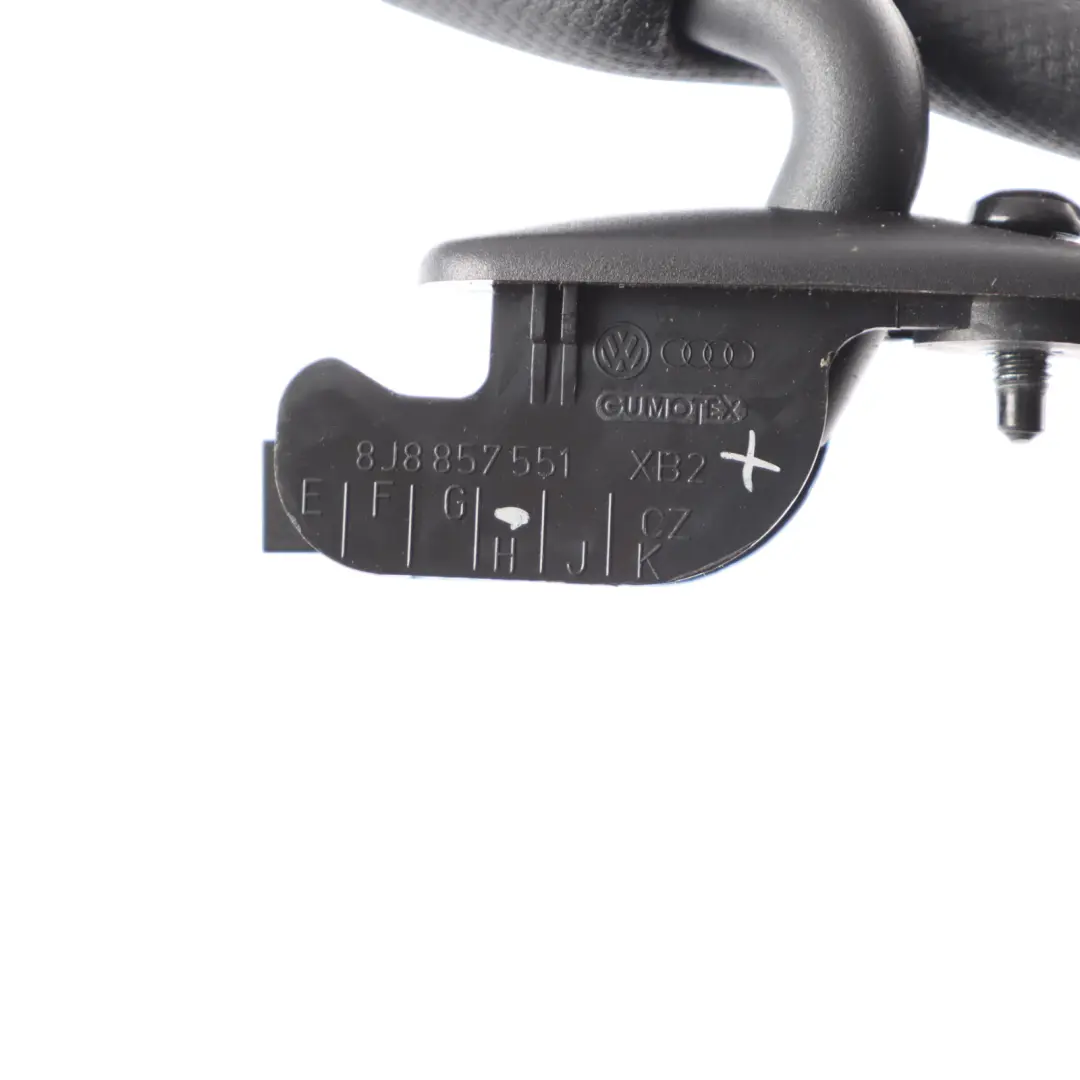 Audi TT 8J Front Sun Visor Cover Mirror Panel Black Left N/S - SKU 8J8857551H - Part number 8J8857551H