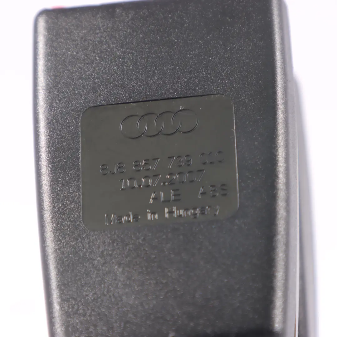 Audi TT 8J Cintura di sicurezza posteriore centrale doppia fibbia - SKU 8J8857739 - Numero di parte 8J8857739