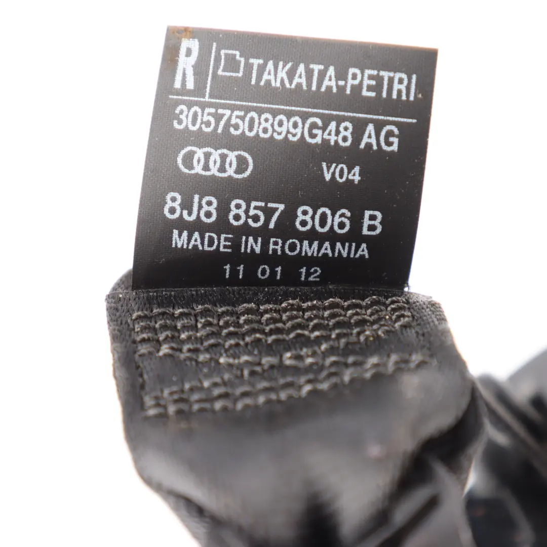 Ceinture de sécurité arrière droite pour Audi TT 8J à propos du numéro de pièce 8J8857806B Audi TT 8J Ceinture de sécurité arrière droite - SKU 8J8857806B - Numéro de pièce 8J8857806B